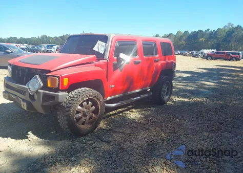 2007 Hummer H3 Suv z USA, uszkodzony, nr VIN 5GTDN13E178214189